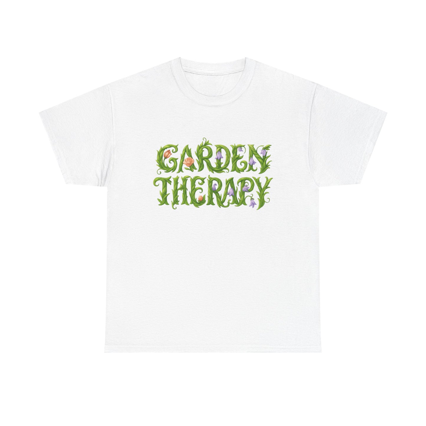 Whimsical Fairytale Garden Therapy Tee | Casual Wear, Garden Lover Gift, Nature Vibes, Relaxation T-Shirt, Eco-Friendly Apparel
