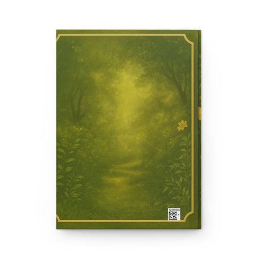 Garden Therapy Hardcover Journal - Floral Writing Notebook, Nature Inspired Gift, Self-Care Journal, Mindfulness Book, Gardening Planner