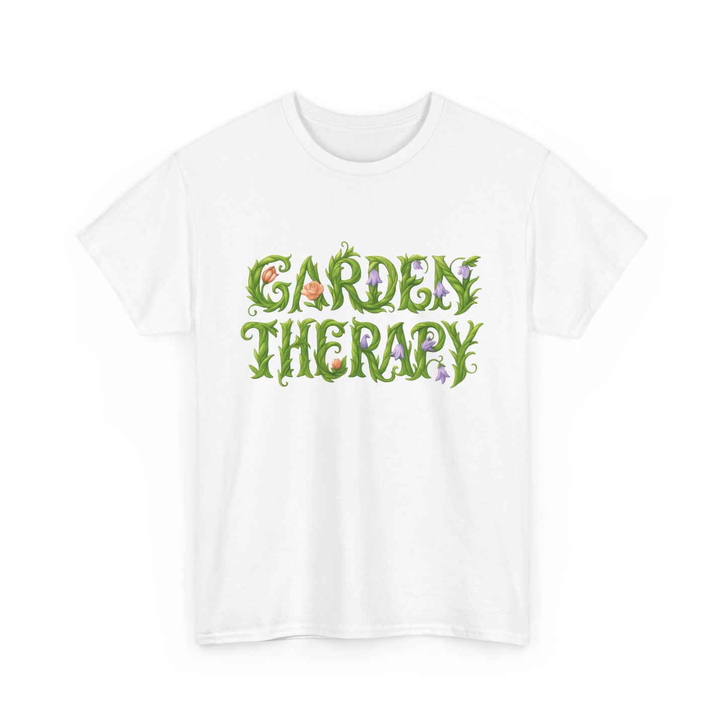 Whimsical Fairytale Garden Therapy Tee | Casual Wear, Garden Lover Gift, Nature Vibes, Relaxation T-Shirt, Eco-Friendly Apparel