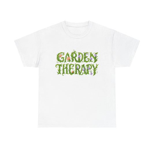 Whimsical Fairytale Garden Therapy Tee | Casual Wear, Garden Lover Gift, Nature Vibes, Relaxation T-Shirt, Eco-Friendly Apparel