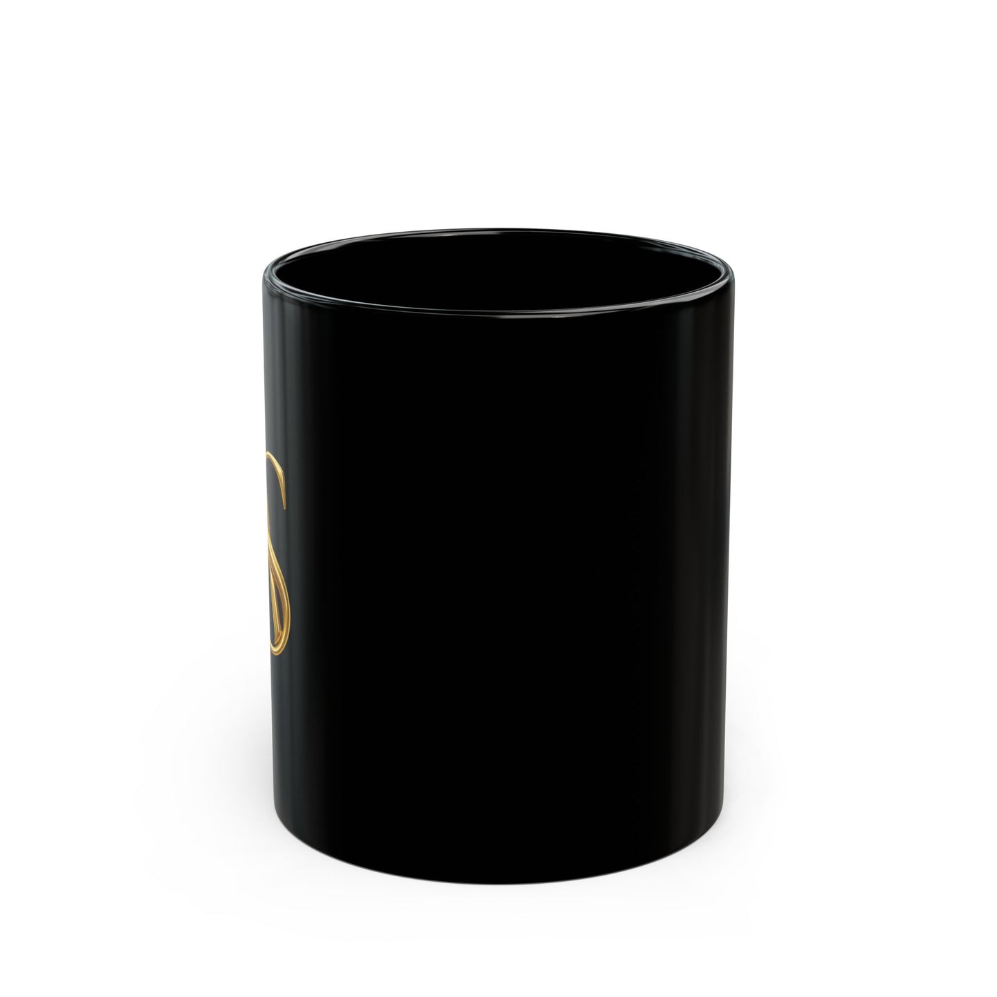 Ambo Smith Black Mug – Elegant Gold Script Coffee Cup (11oz & 15oz)